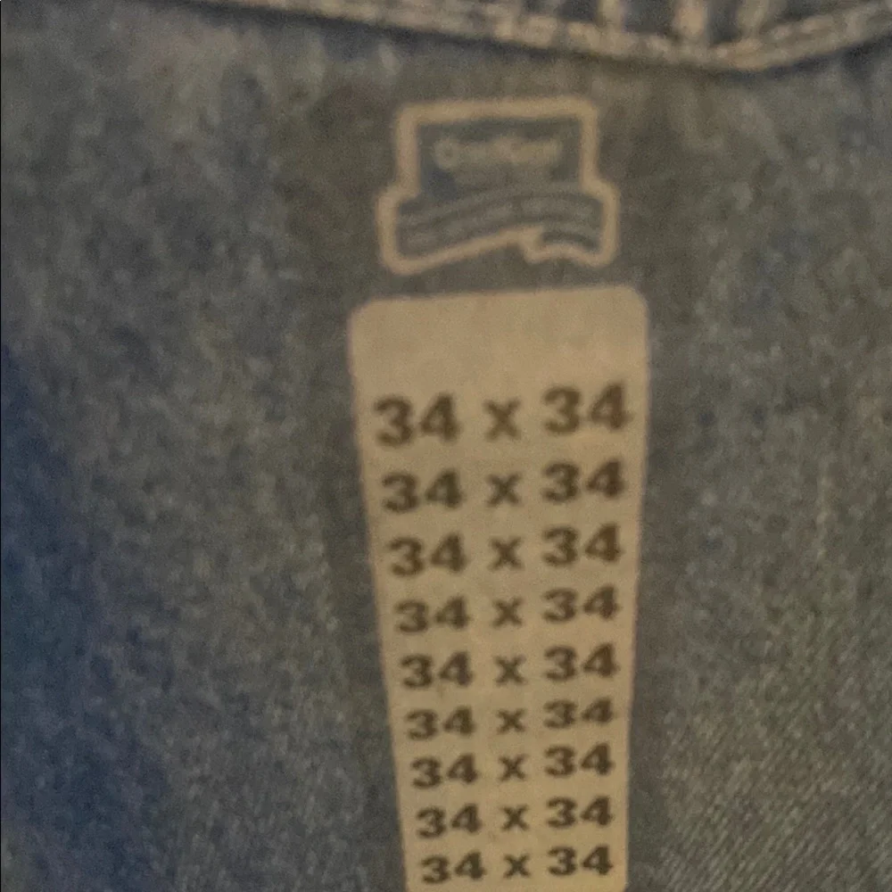 Vintage OshKosh Men's Blue Denim bib Overalls - Picture 10 of 10